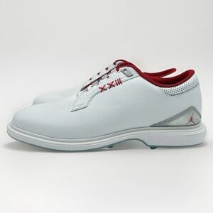 Nike Air Jordan ADG 5 Golf - White/Fire Red - Mens Size 13 - (FQ7874-101)